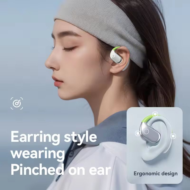 2024 New Products High Quality Wireless Ear Clip Bone Conduction Headphones Ear Clip Earbuds for Huawei Xiaomi