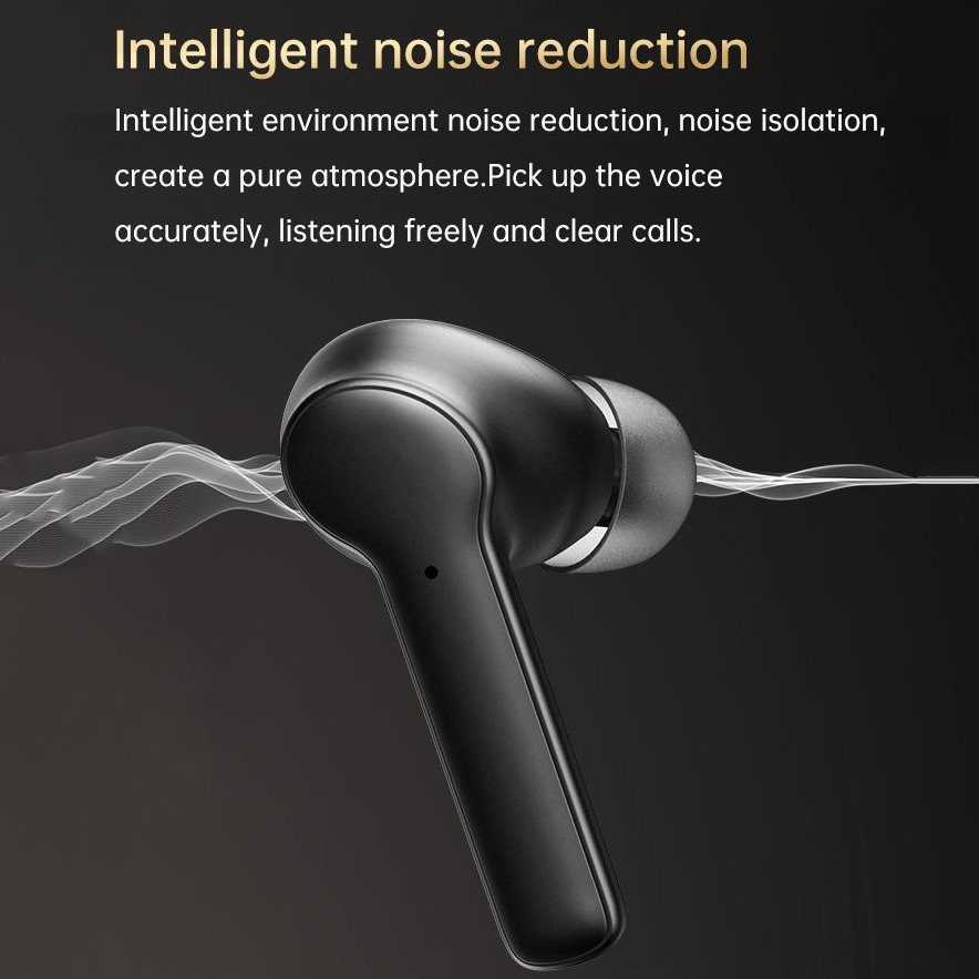 2024 popular Wireless Earphones with Noise Cancelling ENC ANC Sport Earbuds TWS Smart LCD Touch Screen Earphone