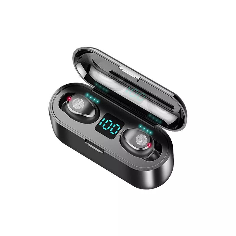 Hot Selling F9-5 F9 Earbuds Gaming Earphones Headsets 9D Hifi Stereo Wireless Earbuds Gaming In-ear Earphones Technology Tws F9