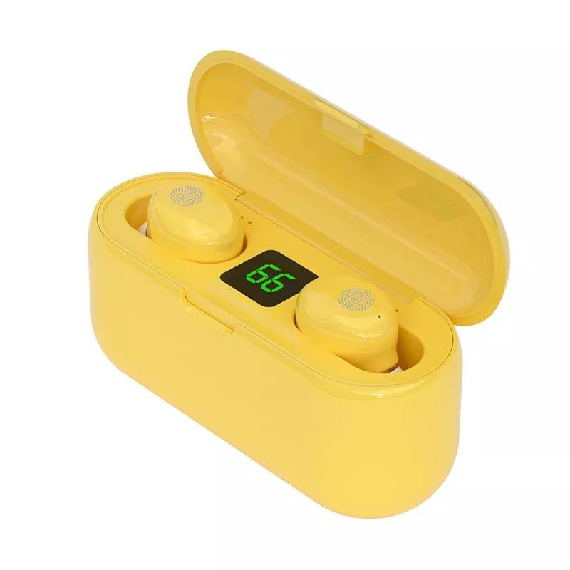 Hot Selling F9-5 F9 Earbuds Gaming Earphones Headsets 9D Hifi Stereo Wireless Earbuds Gaming In-ear Earphones Technology Tws F9