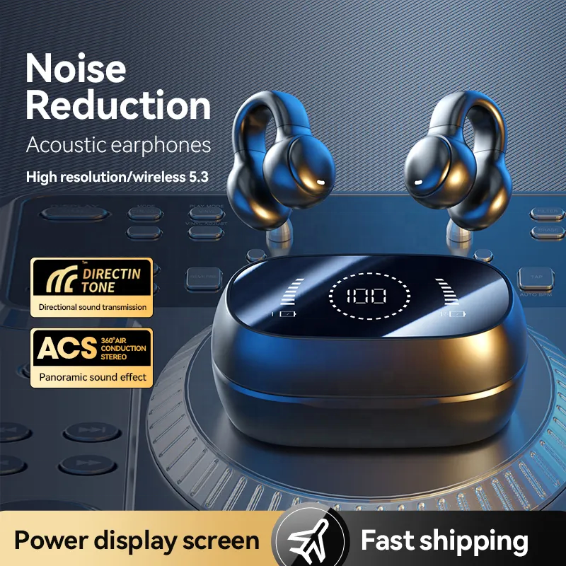 Wireless Headphones M47 Blue tooth Earphones Wireless Earbuds Bone Conduction 9D Sound Gaming Headsets Noise Canceling Sport