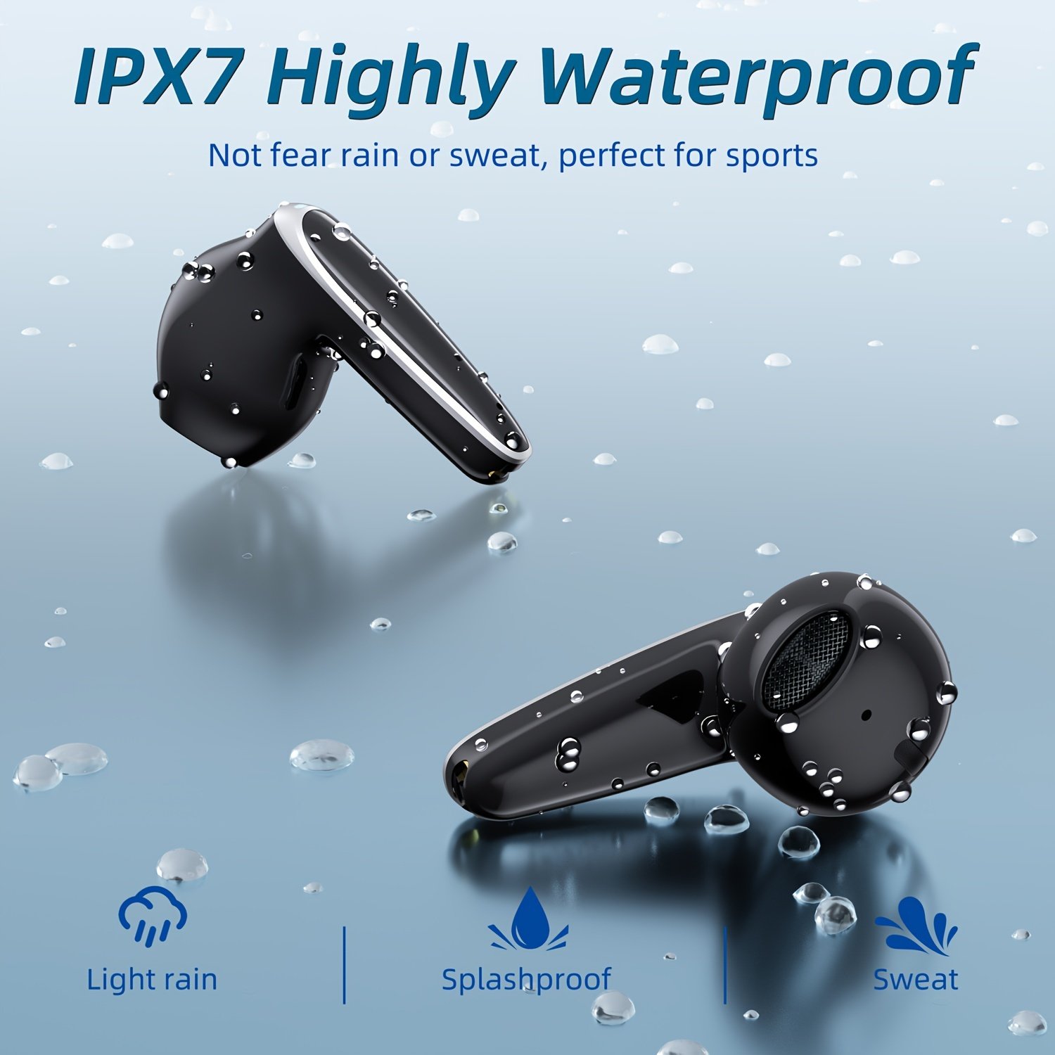 Factory custom original BT3.0 earphones noise cancelling tws earphones wireless ipx5 waterproof sports earphones with Ear Hook