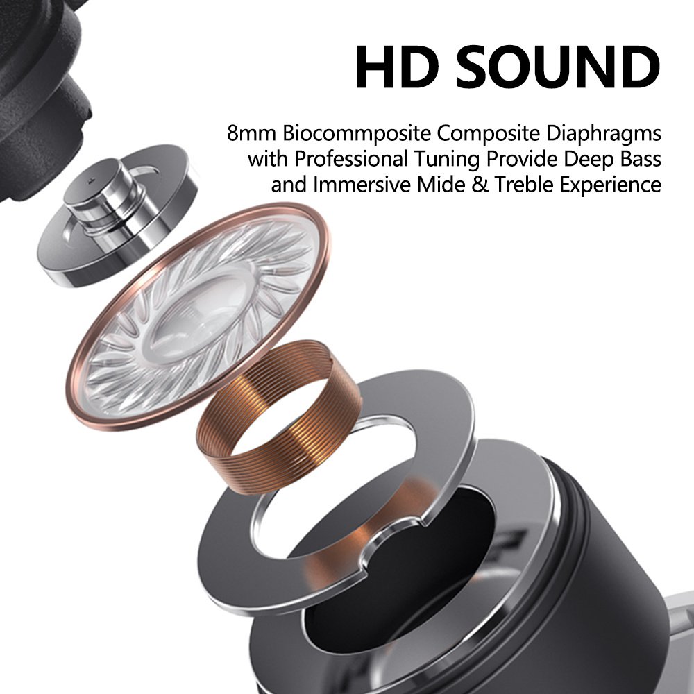 Kinlan Factory Outlet Gaming True Wireless Earbuds Detachable Ear Hook Headphones TWS Headsets Waterproof Bluetooth Earphones