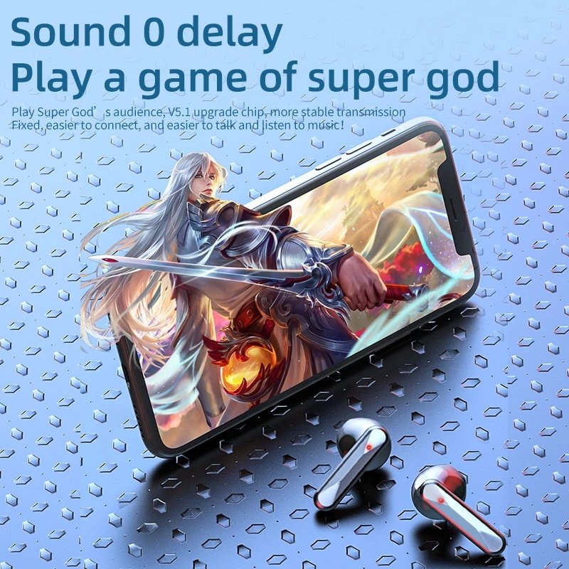 S20 TWS Earphone Wireless Headphone Stereo Headset Earbuds Noise Cancelling for Cellphones IOS & Android