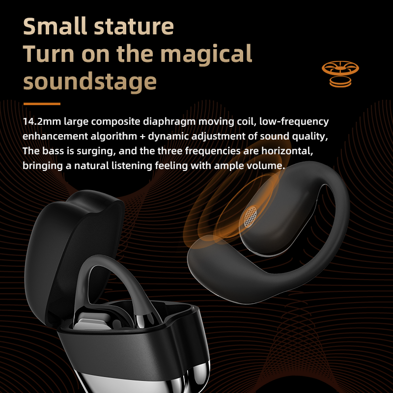fashion new wireless Bluetooth earbuds TWS earphone comfort BT5.3 ANC ENC noise cancelling outdoor sports earbuds for men women