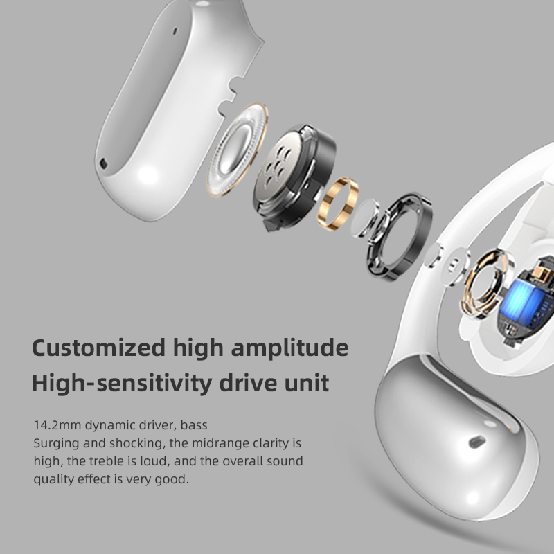 fashion new wireless Bluetooth earbuds TWS earphone comfort BT5.3 ANC ENC noise cancelling outdoor sports earbuds for men women
