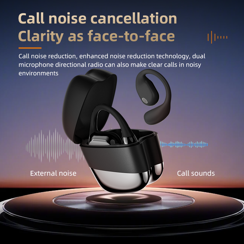 fashion new wireless Bluetooth earbuds TWS earphone comfort BT5.3 ANC ENC noise cancelling outdoor sports earbuds for men women