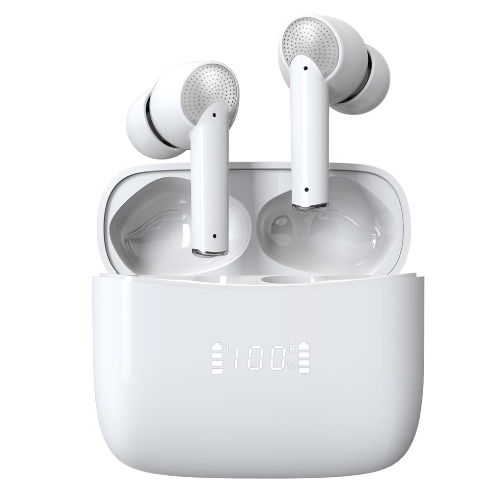 J8 Pro TWS Wireless Earbuds BT Earphone ANC+ENC Active Noise Cancelling HD Calls Low Latency Gaming Headphones Earphones