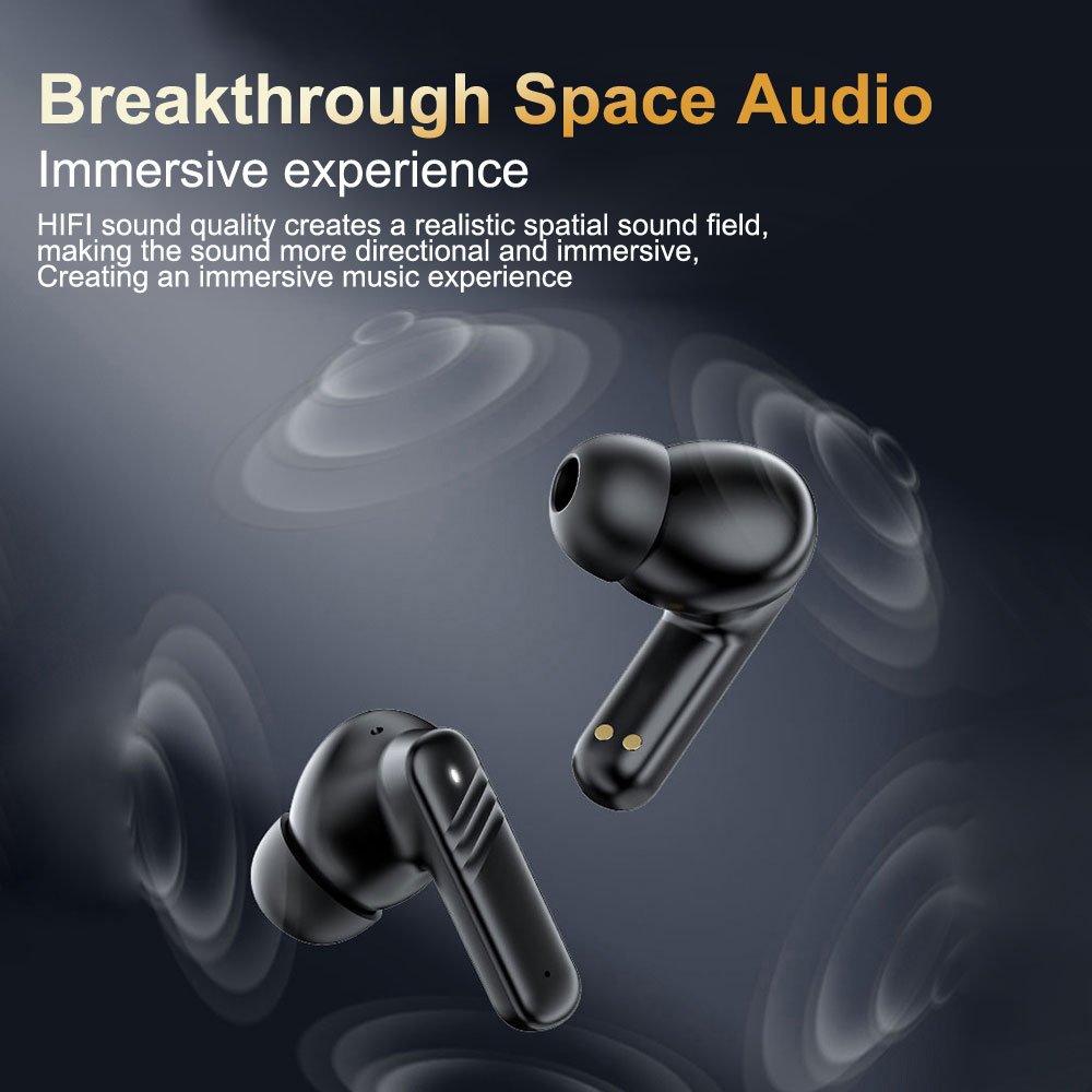 New LX30 tws earbuds ANC active noise cancelling in-ear earbuds earphones LED touch screen HiFi Stereo Sports wireless earphones