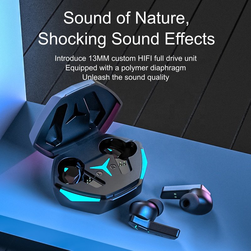 Newly Gaming Wireless Earphone DX22 Waterproof TWS Led Display Hifi Sound Auriculares Wireless Sports Earbuds Headphone DX 22