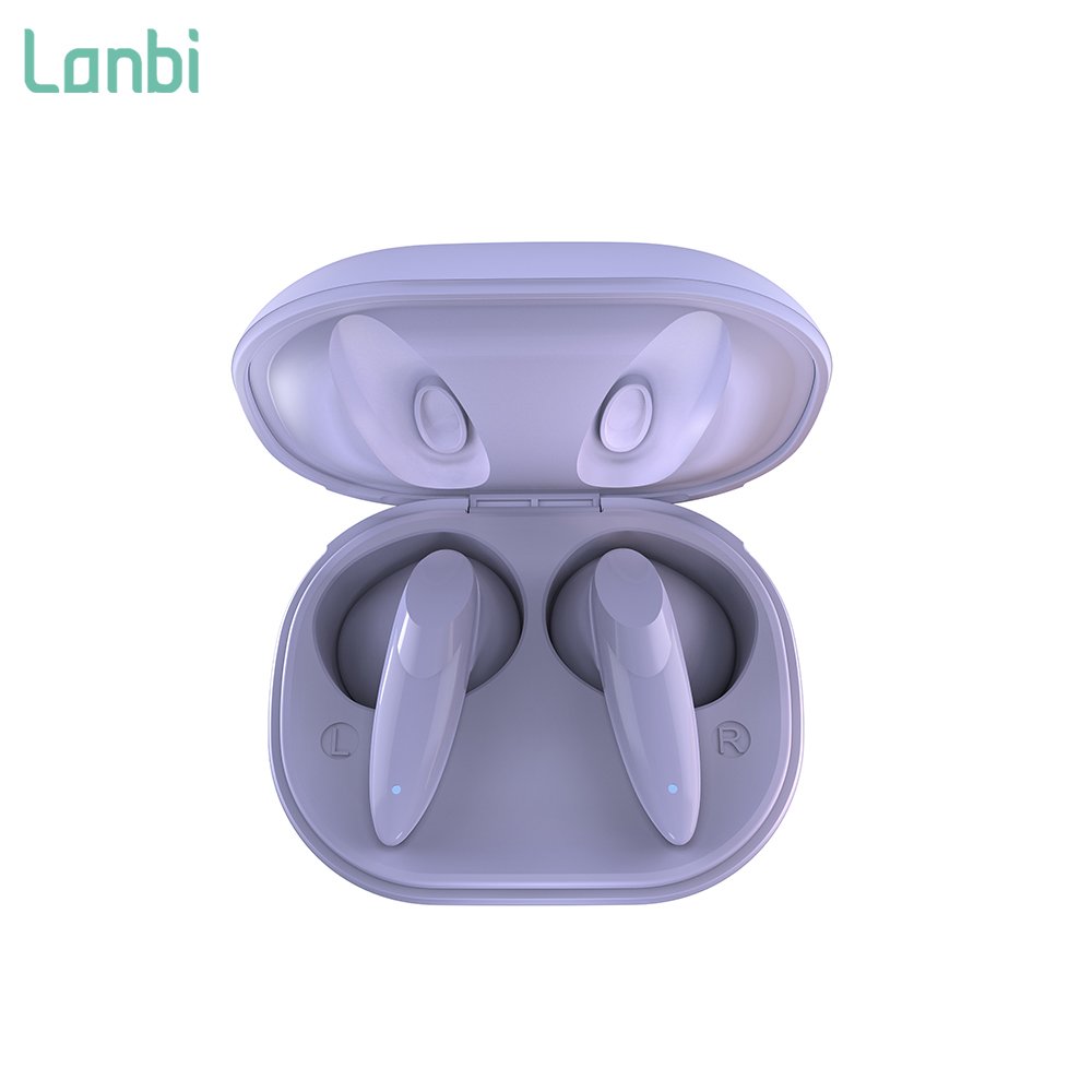 Lanbi Newest ANC ENC Earbuds BT 5.3 Waterproof Sports ANC Noise Cancelling Earphones TWS True Wireless Earbuds