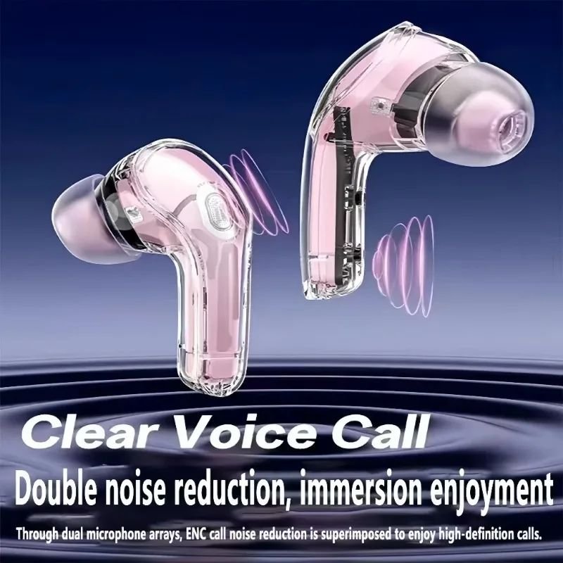 NEW AIR39 Wireless BT5.3 Headset T8 TWS Headphones ENC Headphones LED Power Digital Display Stereo Sound Earphones for Sports