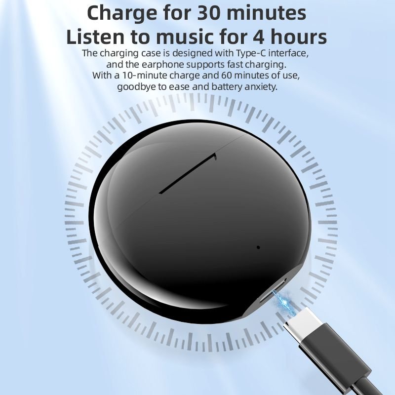 Hot Sale Bt 5.3 Tws Air5 Mini In Ear Headphones Voice Assistant Noise Cancelling Low Latency Earbuds Earphones For Android Ios