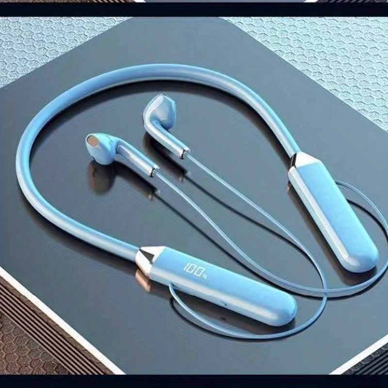 Wireless Headphones 5.0 Neckband Earphones Sports Waterproof TWS Earbuds Headset With Mic