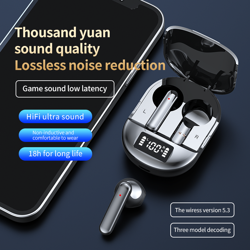 Private Model K40 TWS BT5.3 Earphones Wireless Headphone Stereo Earbuds Headsets With Charging Box