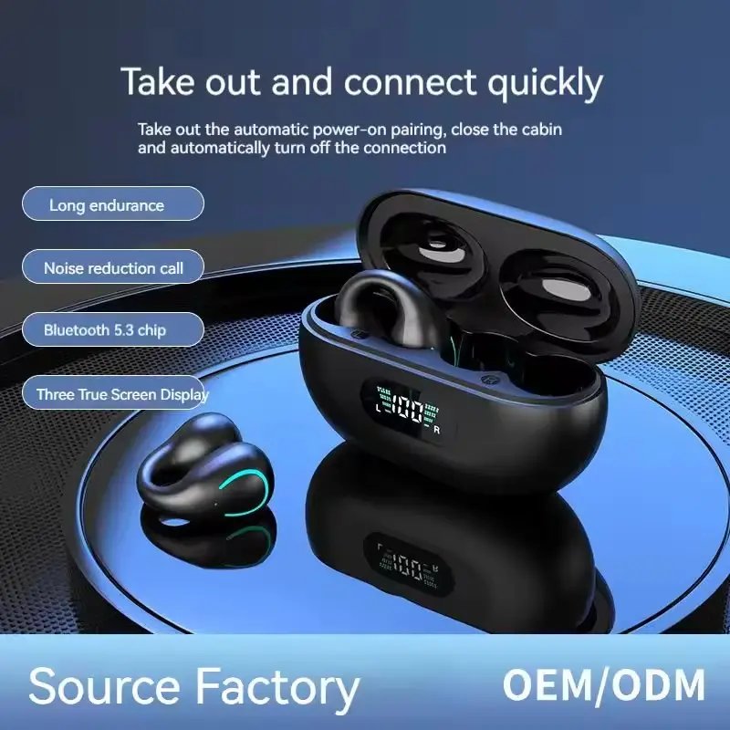 2024 BT 5.3 Headphones In Ear Noise Canceling Tws Earphone Waterproof Cover Headset Wireless Earbuds Earphone