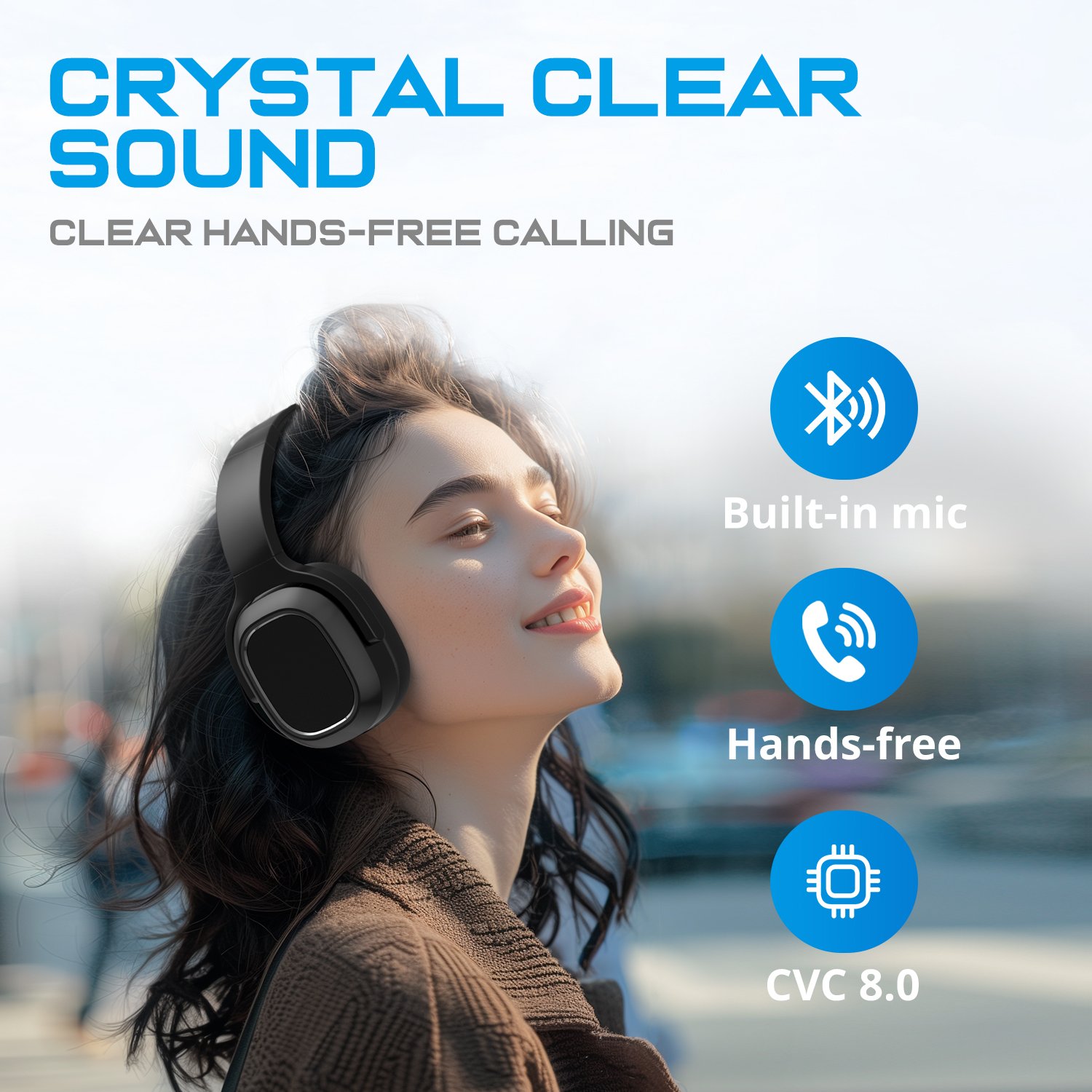 Oem custom logo noise cancelling wireless earphones gaming headset bluetooth over-ear headphones wireless