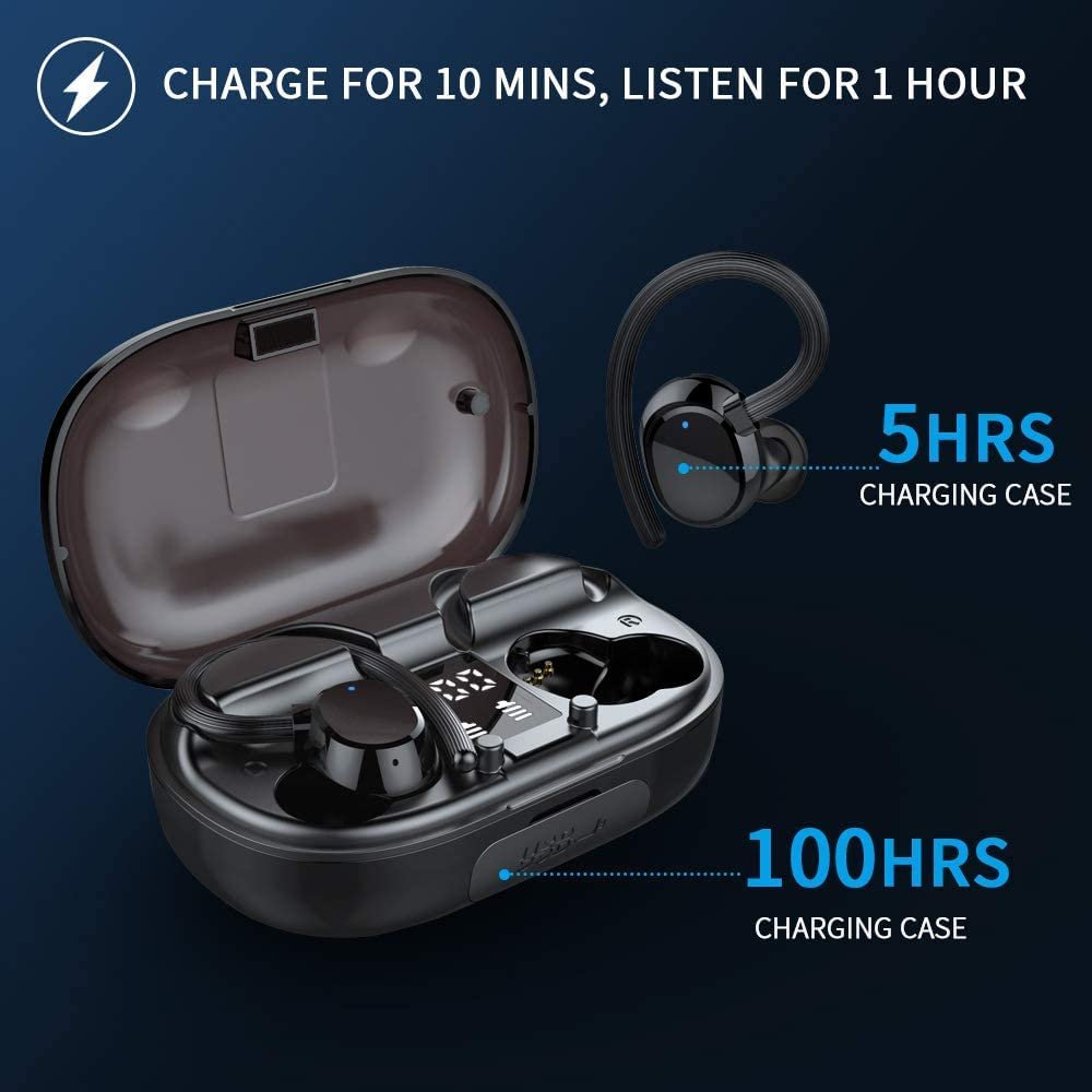 2024 Techsnex Q22 Noise Cancelling Ipx7 Bt5.3 True Wireless Earphones Earbuds TWS In-ear Gaming Headphones for Amazon