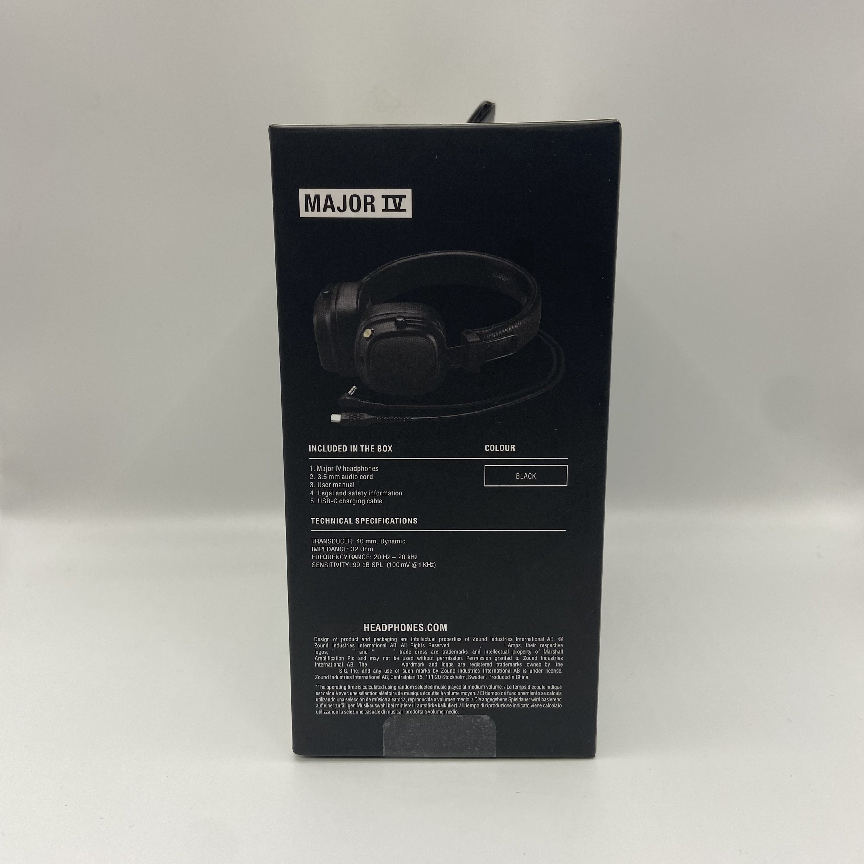 Wireless Headphone Stereo Foldable Headset Earphone Major IV Over-head Wireless Headphones for Indoor Outdoor
