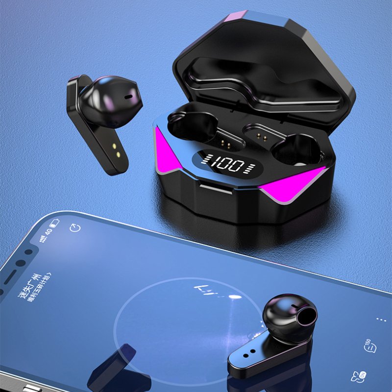 Gamer x15 Tws Earbuds Wireless Noise Reduction Headphone Blouthooth 5.0 Mini Low Latency Tws Earphones Wireless Gaming Headset