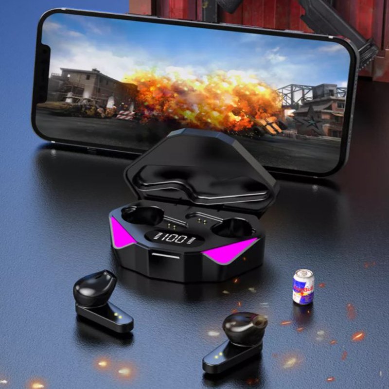 Gamer x15 Tws Earbuds Wireless Noise Reduction Headphone Blouthooth 5.0 Mini Low Latency Tws Earphones Wireless Gaming Headset