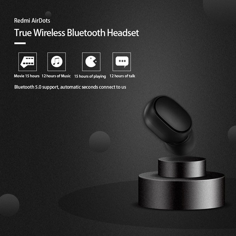 Hot original Airdots Earphone Mi True Wireless Headphones TWS Earbuds Basic 2 Headset Redmi Airdots S