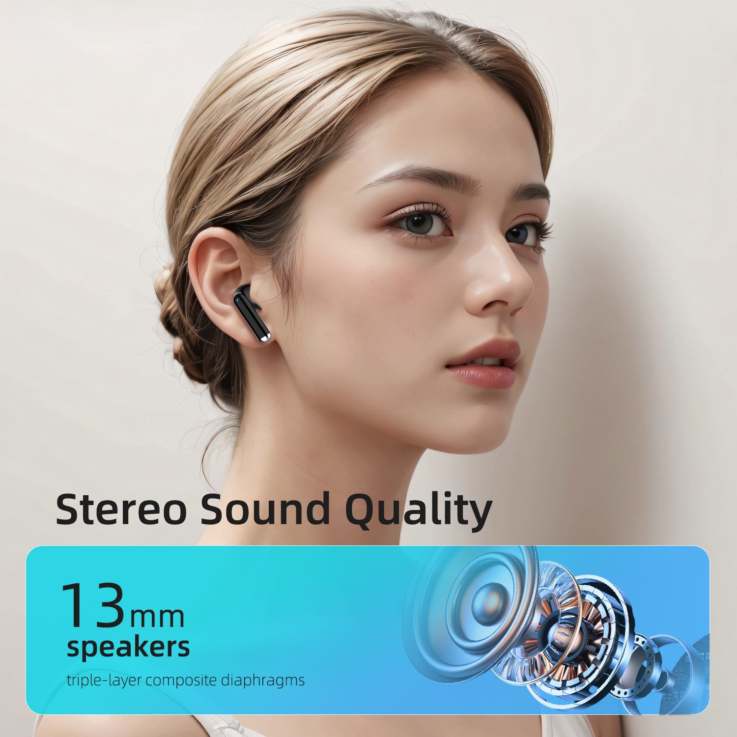 Top Selling TWS Wireless Bluetooth Earphone Earbuds Long Standby Time Earbuds