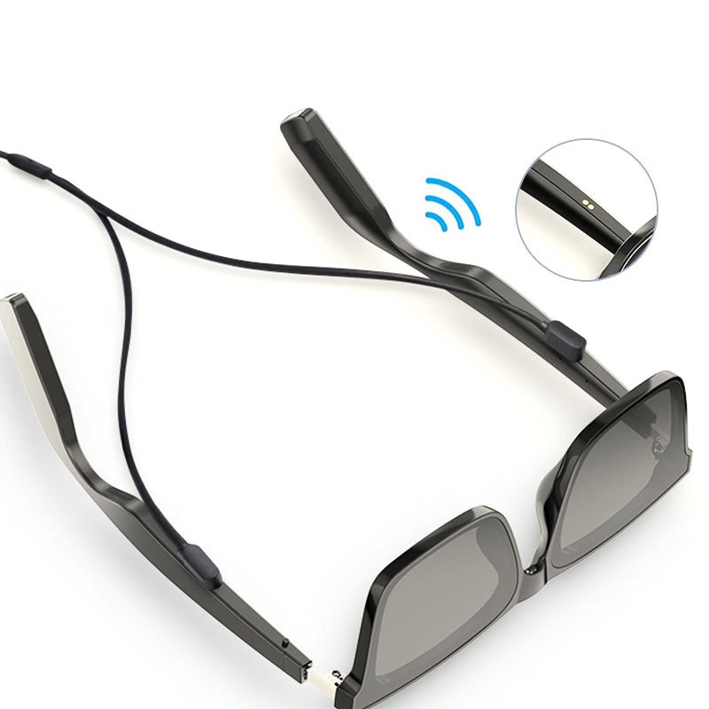 Bone Conduction Earphone Glasses With Speaker Wireless Bluetooth Smart Audio Headphone Sunglasses Men High Quality 2024