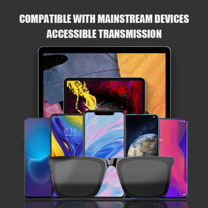 Bone Conduction Earphone Glasses With Speaker Wireless Bluetooth Smart Audio Headphone Sunglasses Men High Quality 2024