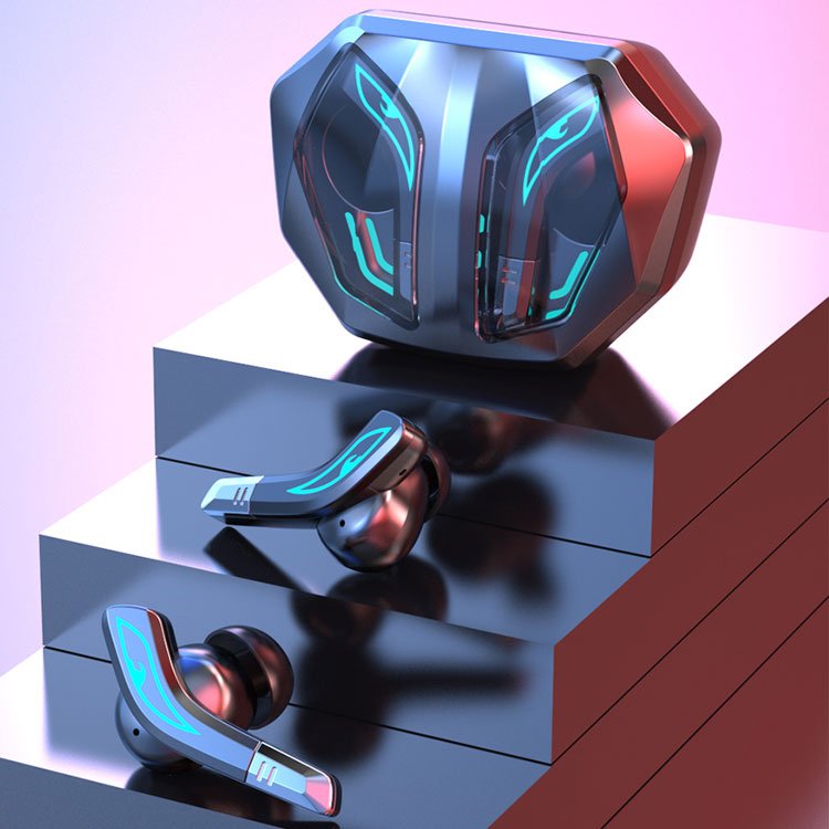 Amazon Top Seller 2022 Wireless TWS-DM158 True Wireless Stereo Earbuds Headphones Mini Blue Tooth 5.2 Earphone Dropshipping LED