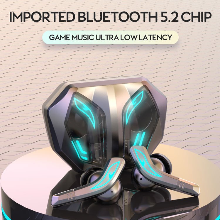 Amazon Top Seller 2022 Wireless TWS-DM158 True Wireless Stereo Earbuds Headphones Mini Blue Tooth 5.2 Earphone Dropshipping LED