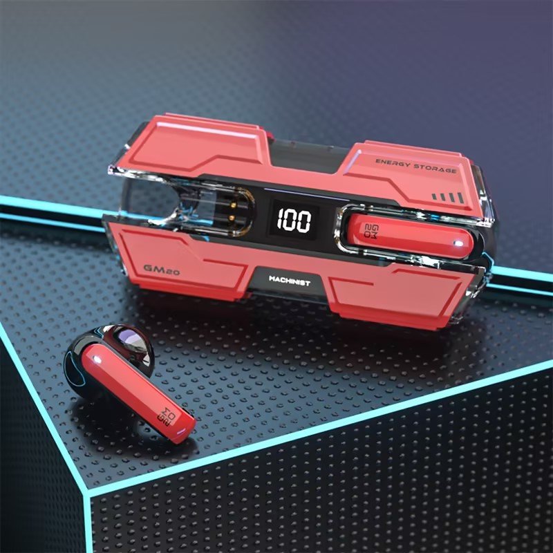 Wireless Earphone GM20 Headphone TWS Mini In-ear Earbuds Sports Gaming HIFI LED Power Display Audifonos Headset
