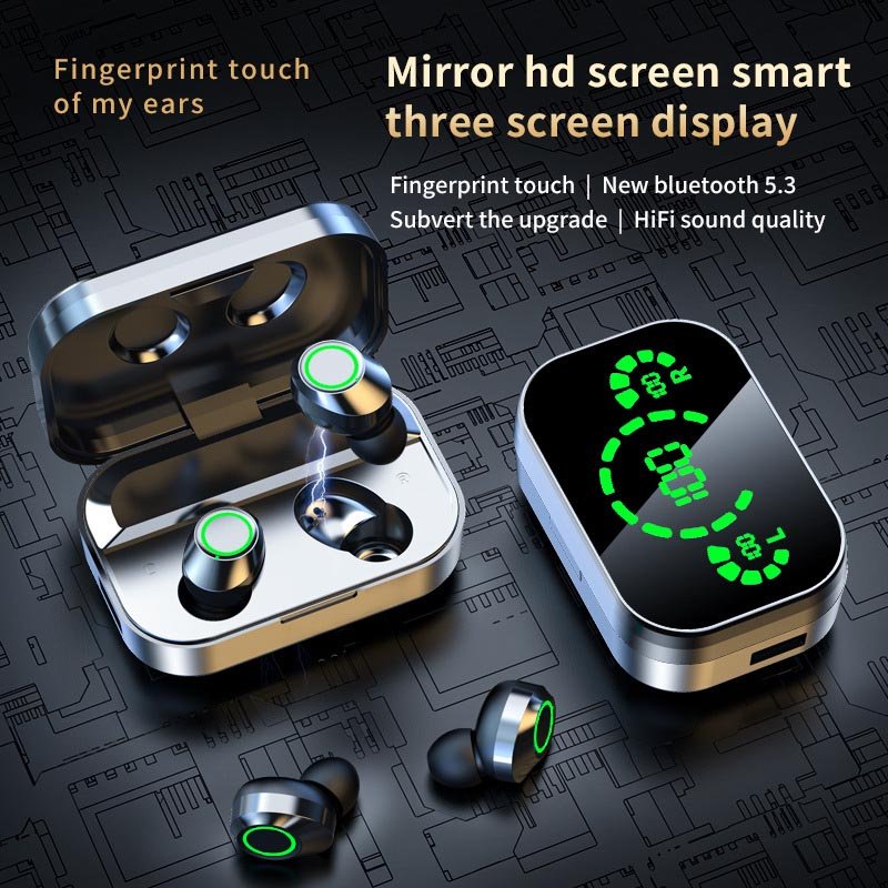 YD03 High Battery Capacity Wireless BT Headset TWS YD05 Wireless Headset With High Fidelity Stereo HD sound Mic waterproof