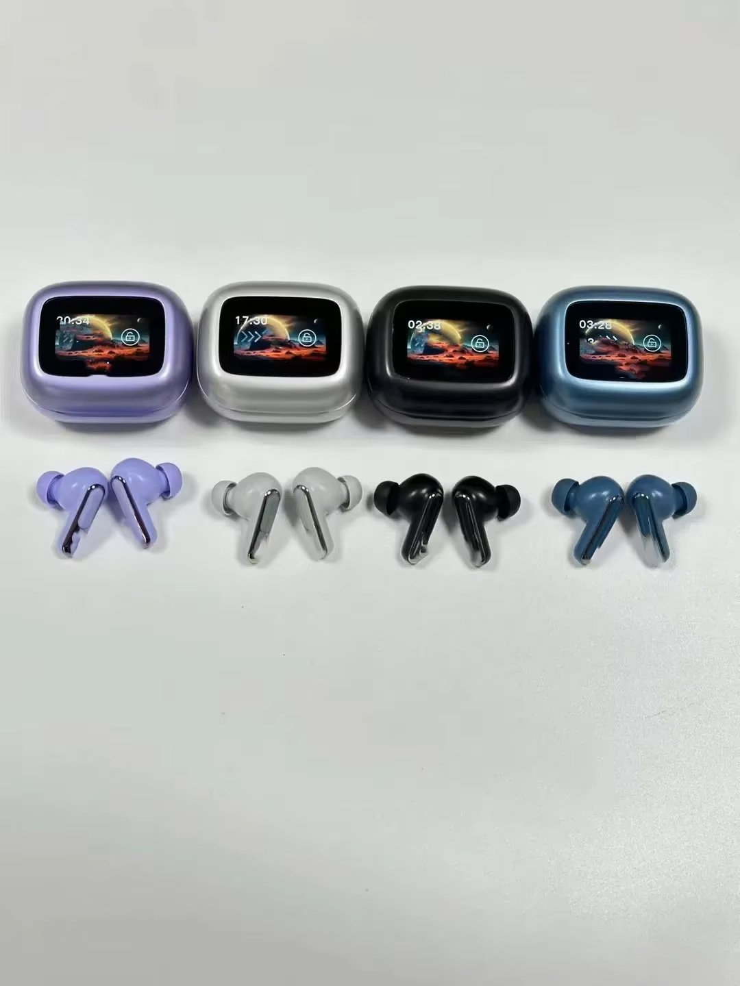 TWS Wireless Earbud BT5.3 Earphone ANC+ENC In Ear Touch Screen Control Active Noise Reduction Headset