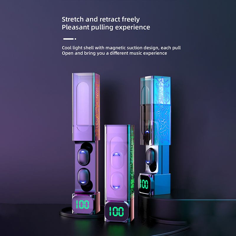Winke BT 5.0 Stereo Sound TWS Earphone Touch Control Wireless Headsets LED Display E50 Earbuds With Power Bank Charging Case