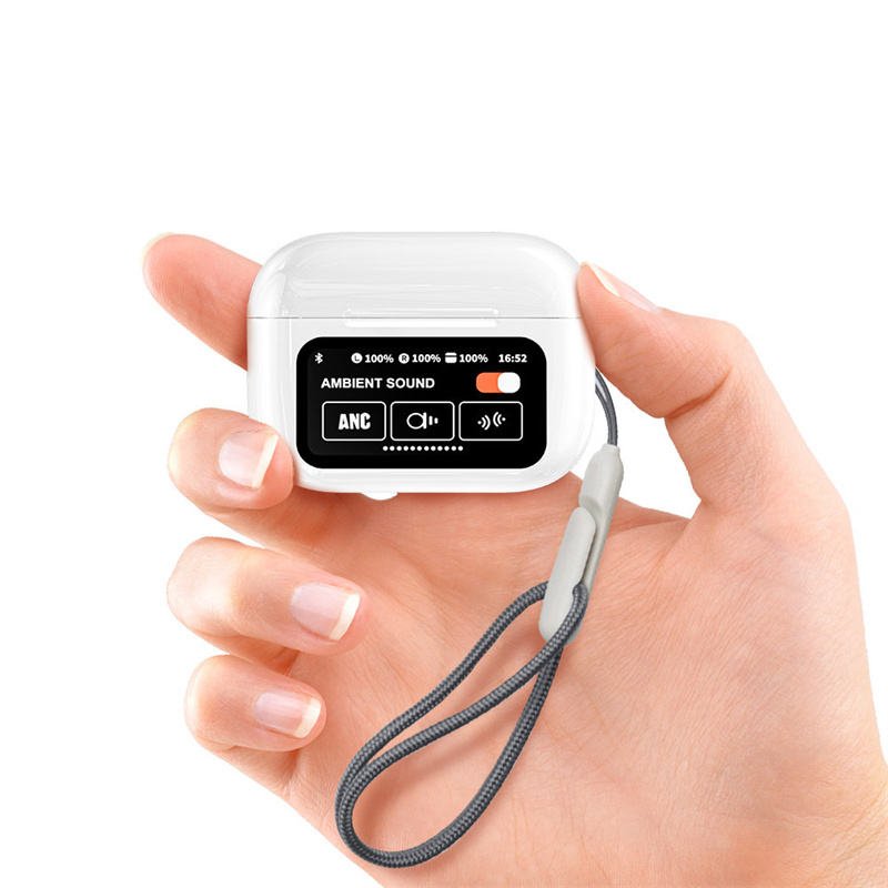 2024 TWS In Ear Air A9 Professional Wireless Earphones with Touch Screen ANC Noise Reduction ENC A9pro Gaming Earbuds