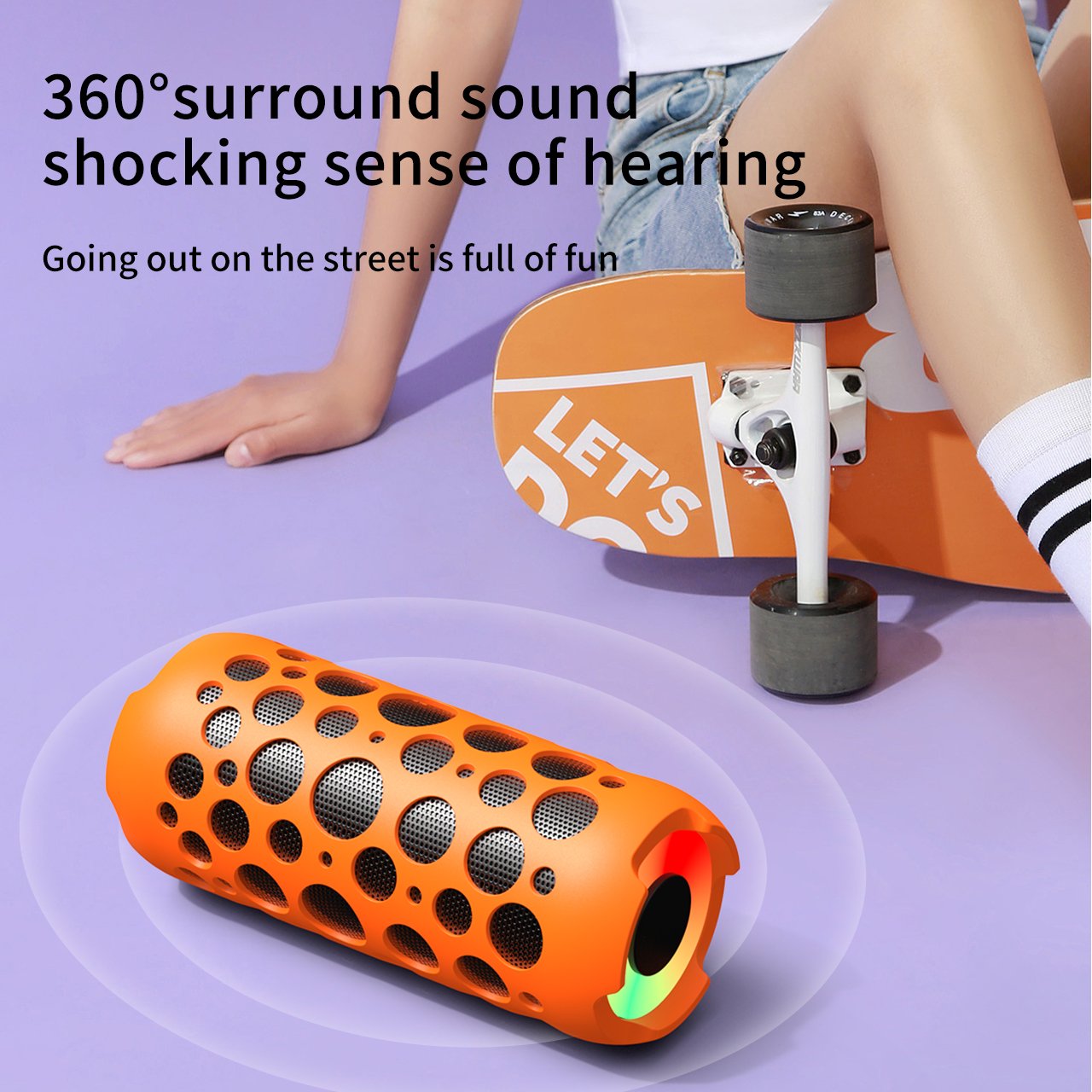 New Outdoor TWS Bluetooth Wireless Speaker Bluetooth earbuds 2 in 1 portable high-capacity Speaker Earphones Private Model