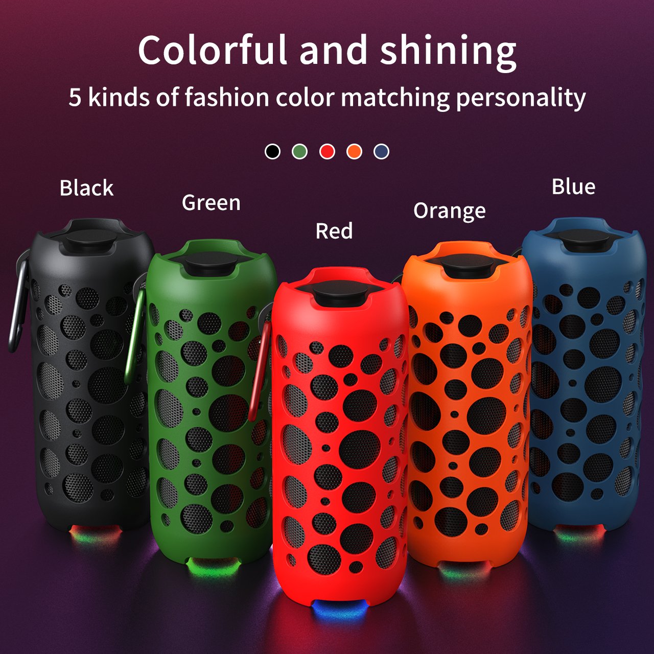 New Outdoor TWS Bluetooth Wireless Speaker Bluetooth earbuds 2 in 1 portable high-capacity Speaker Earphones Private Model