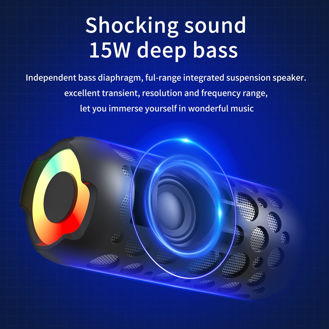 New Outdoor TWS Bluetooth Wireless Speaker Bluetooth earbuds 2 in 1 portable high-capacity Speaker Earphones Private Model