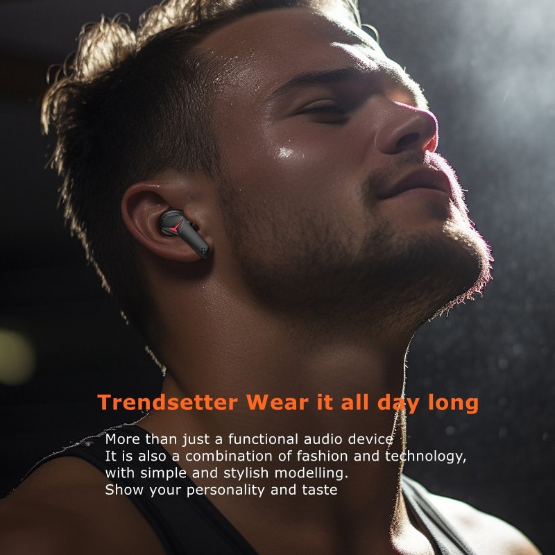 2024 New Gamer Audifonos Bt V5.5 DX-21 TWS Game Earbuds Bass Stereo Low Latency Headphone RGB Wireless Gaming In-ear Earphones