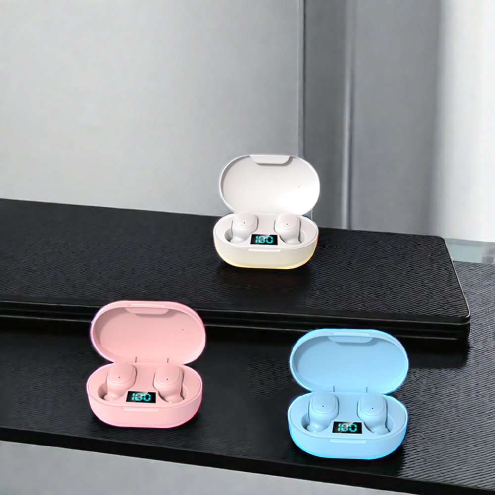Factory sales TWS Earbuds LED Display HiFi Mini Gaming Headset In-Ear Style Waterproof Function Noise Cancelling Airbuds