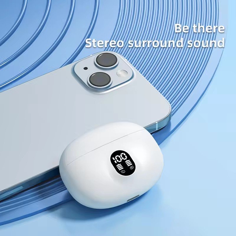 Hot BT 5.3 Wireless Earbuds Mini In-Ear Hifi Stereo Earphone Touch Control Headset With LED Power Display Sports Gaming
