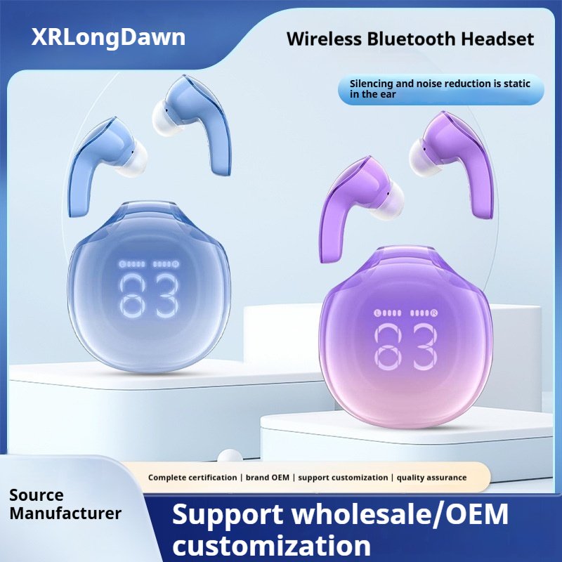 2024 New Hot TWS In-Ear Sports Headphones High Quality Wireless Portable LED Battery Indicator Long Life Waterproof Function