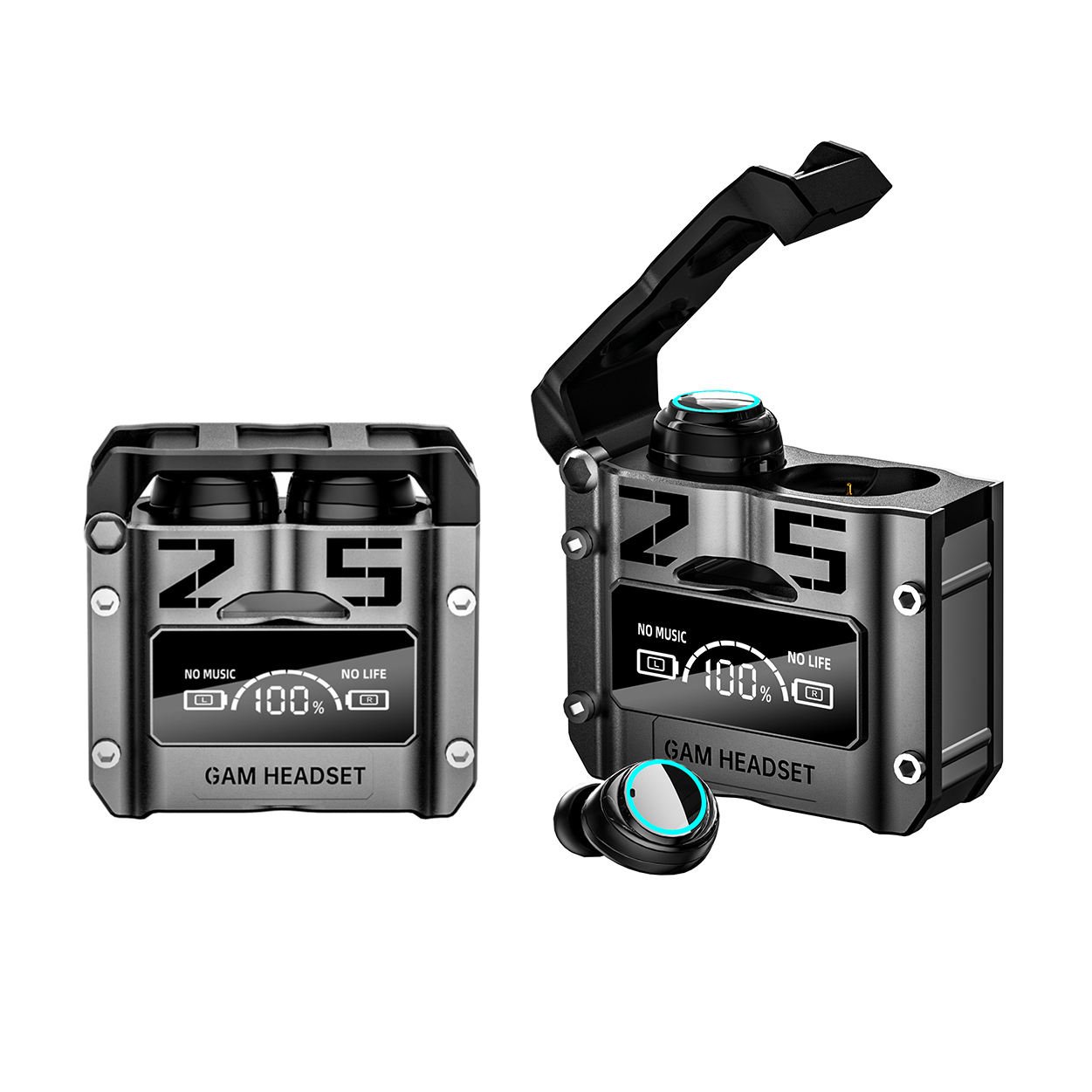 M25 Gaming Headset Wireless Earphones In-ear Earbuds Sports Tws Earbuds Digital LED display New Arrival m25 Power bank NEW 2024