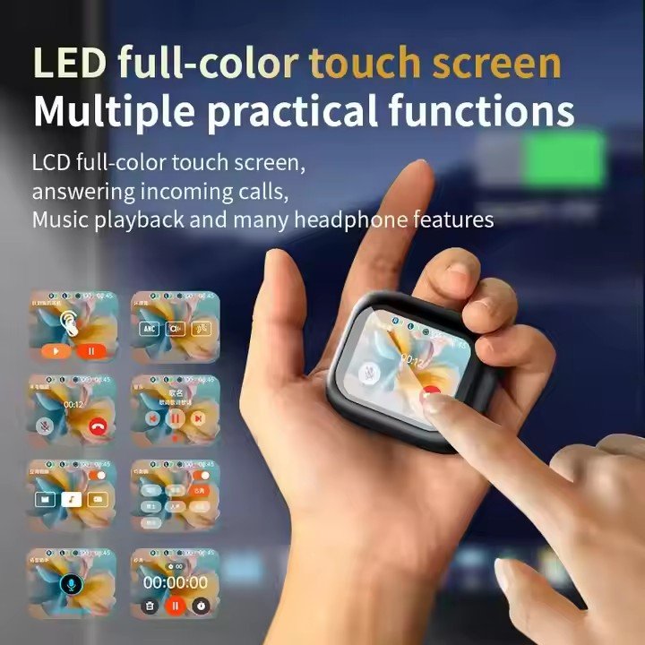 NEW Trend M6 Touch Screen Charging Case 127 Languages Translation Wireless Earphone ENC ANC Earbuds BT 5.3 In-Ear TWS