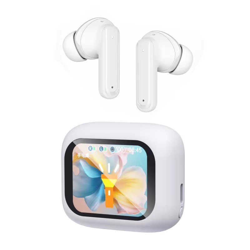 NEW Trend M6 Touch Screen Charging Case 127 Languages Translation Wireless Earphone ENC ANC Earbuds BT 5.3 In-Ear TWS