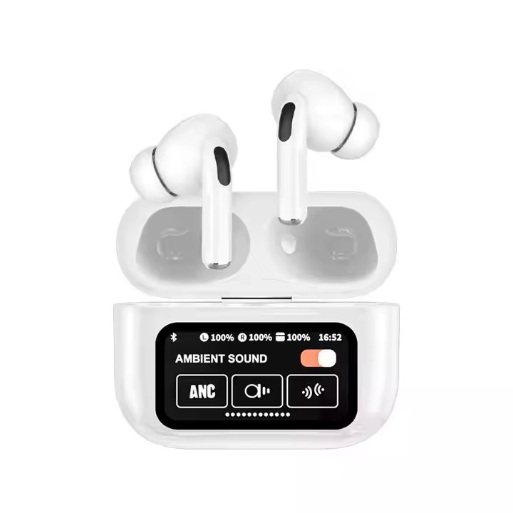 In Ear Phones Air buds A9pro Touch Screen Smart Bluetooth Headset Noise Cancelling A9 Pro TWS Earphones & Headphones ear buds