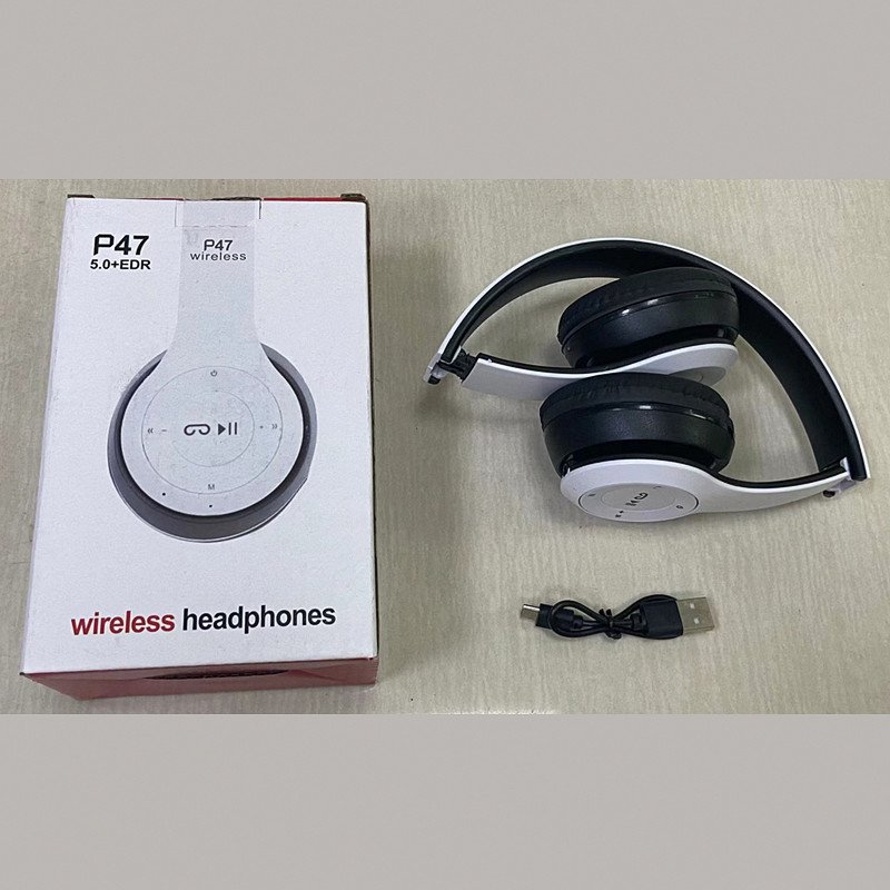New Version P47 Sample Product Wireless Green Over The Head Earphones Headphone Boat With Logo wireless headset