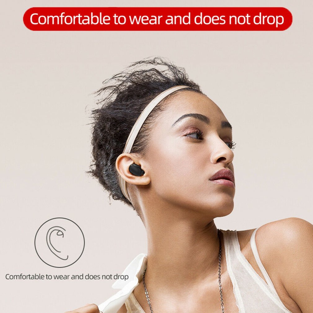 A6S True Wireless TWS Airdots Earphones TWS Headphone Earbuds A6 3D Stereo Earphone Noise Reduction Mic With Charging Box