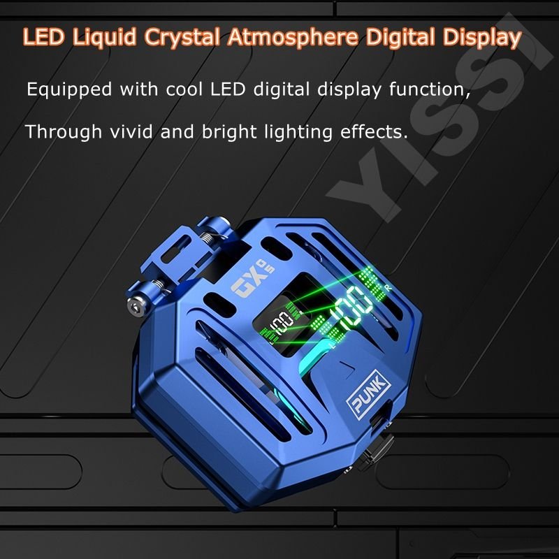 2023 New Product DX-05 Low Latency Tws Gaming In-ear Headsets Led Light Wireless Earbuds Custom Wholesale Earphone Headphones